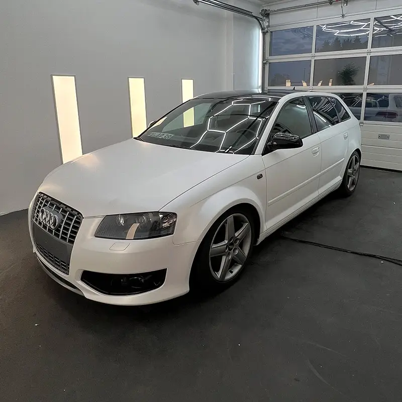 Audi A3 Vollfolierung weiß